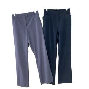 ALEX MARIE Dress Pants Womens Size 18 Lot Of 2 Blue High Rise Wide Leg Stretch